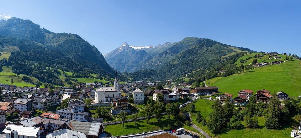 dorp uitzicht kaprun