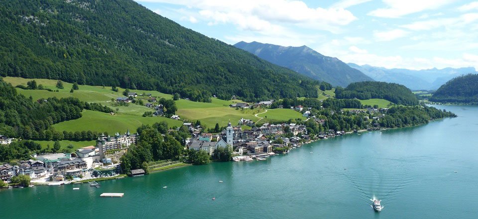panorama st wolfgang im salzkammergut by wtg